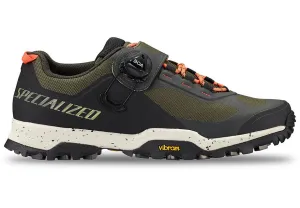 2023 SPECIALIZED RIME 2.0 SHOE - 42.5, DARK MOSS GREEN/LIMESTONE/CACTUS BLOOM