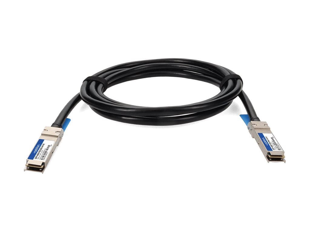AddOn - 40GBase-CU direct attach cable - TAA Compliant - QSFP  to QSFP  - 10 ft - twinaxial - SFF-8661/IEEE 802.3bj - halogen-free, QSFP-40GB-PDAC3MLZ-AR-AO