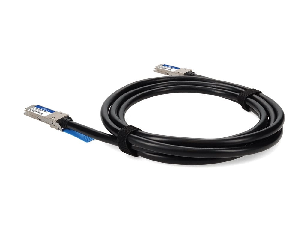 AddOn - 40GBase-CU direct attach cable - TAA Compliant - QSFP  to QSFP  - 10 ft - twinaxial - SFF-8661/IEEE 802.3bj - halogen-free, QSFP-40GB-PDAC3MLZ-AR-AO
