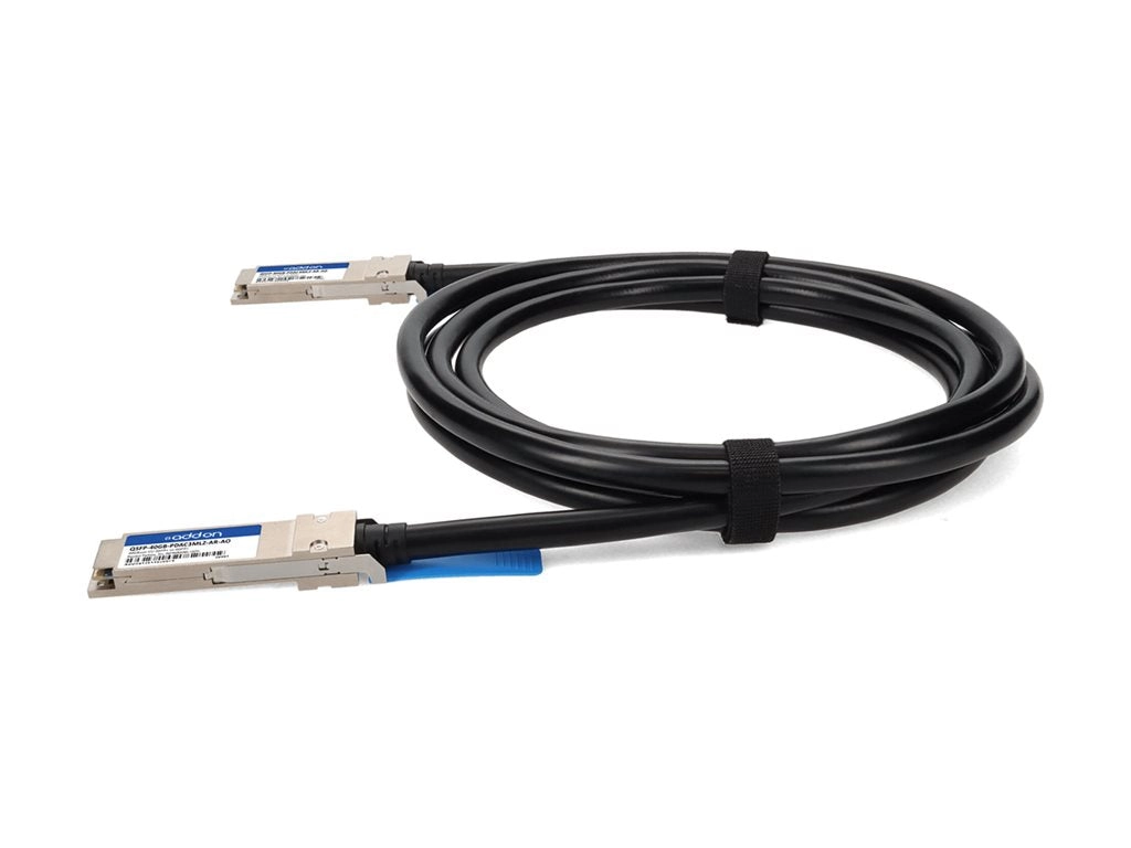 AddOn - 40GBase-CU direct attach cable - TAA Compliant - QSFP  to QSFP  - 10 ft - twinaxial - SFF-8661/IEEE 802.3bj - halogen-free, QSFP-40GB-PDAC3MLZ-AR-AO