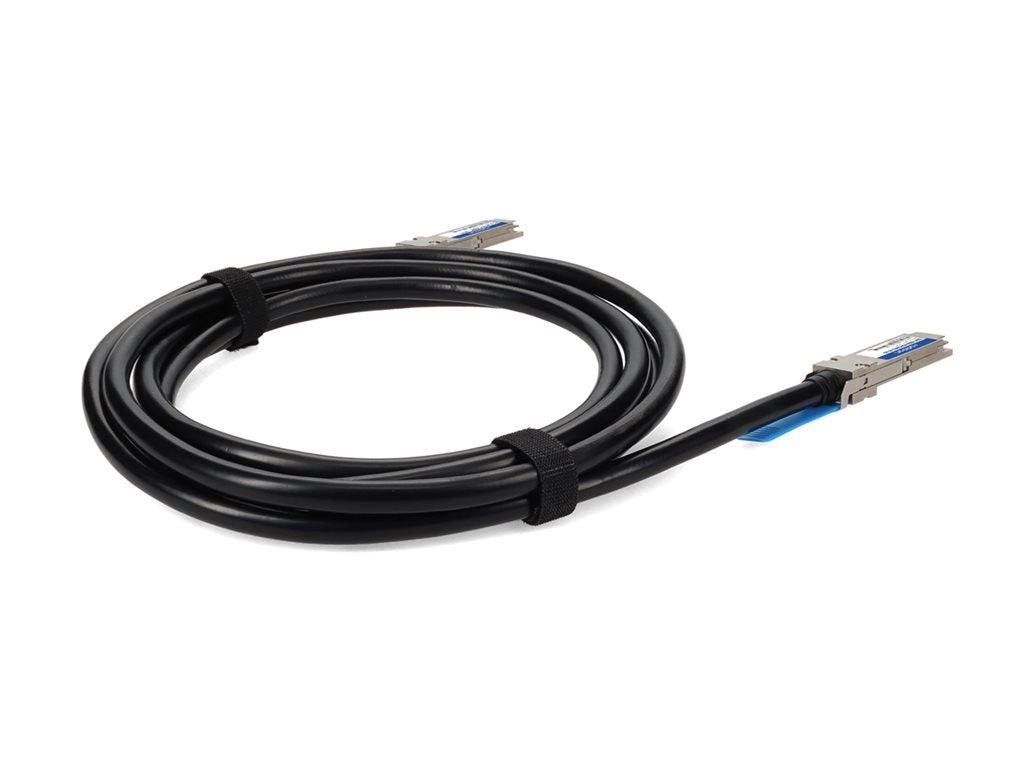 AddOn - 40GBase-CU direct attach cable - TAA Compliant - QSFP  to QSFP  - 10 ft - twinaxial - SFF-8661/IEEE 802.3bj - halogen-free, QSFP-40GB-PDAC3MLZ-AR-AO