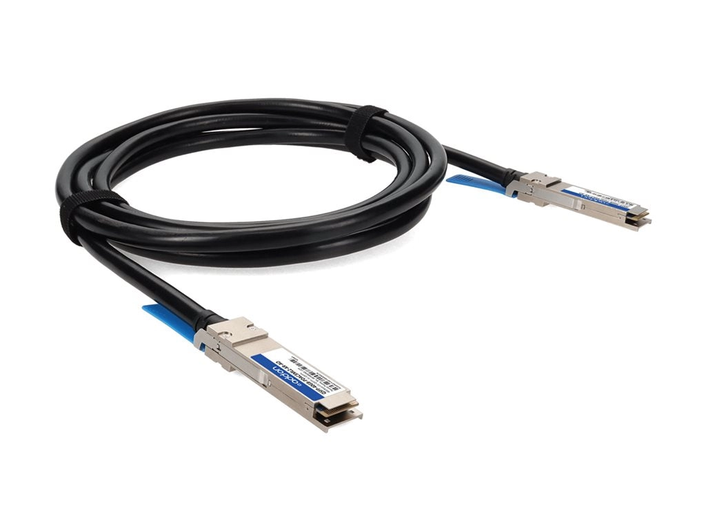 AddOn - 40GBase-CU direct attach cable - TAA Compliant - QSFP  to QSFP  - 10 ft - twinaxial - SFF-8661/IEEE 802.3bj - halogen-free, QSFP-40GB-PDAC3MLZ-AR-AO