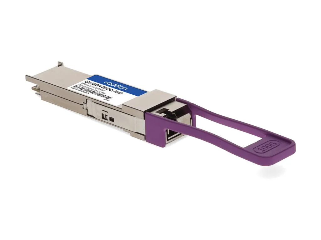 AddOn - QSFP28 transceiver module - 100GbE - 100GBase-BX LR1 - LC single-mode - up to 12.4 miles - 1291 (TX) / 1311 (RX) nm - Q28-100GP4-BXU2931-20-AO