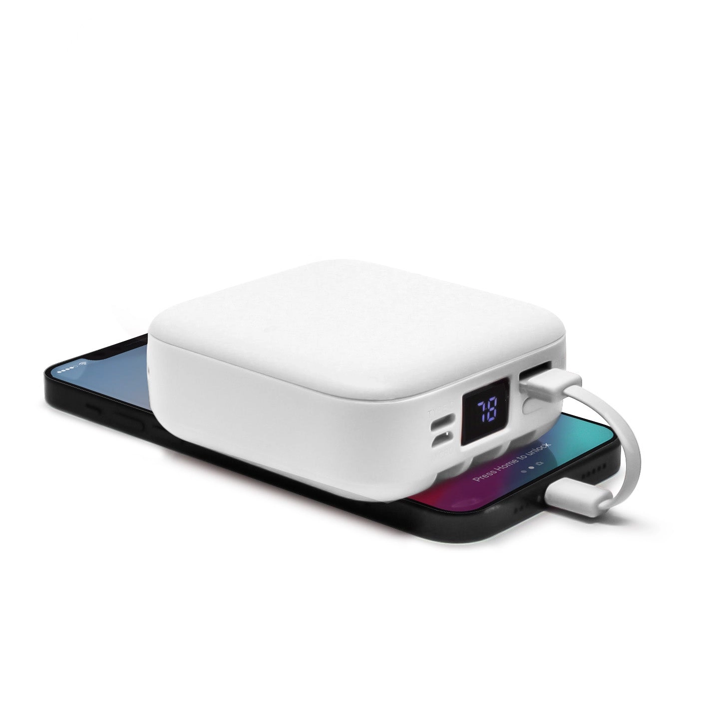 Aduro PowerUp Glow Portable Power Bank and Compact Mirror