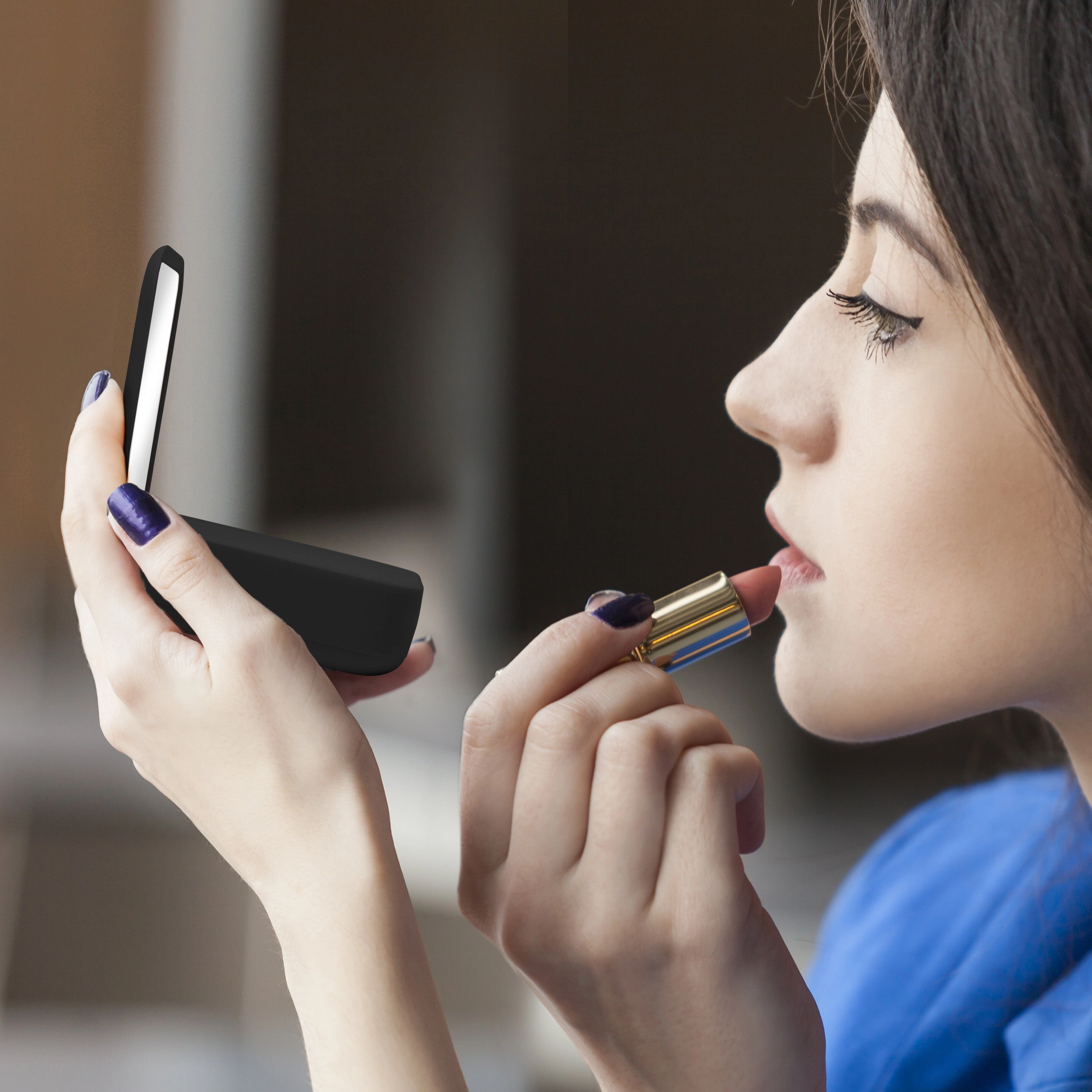 Aduro PowerUp Glow Portable Power Bank and Compact Mirror