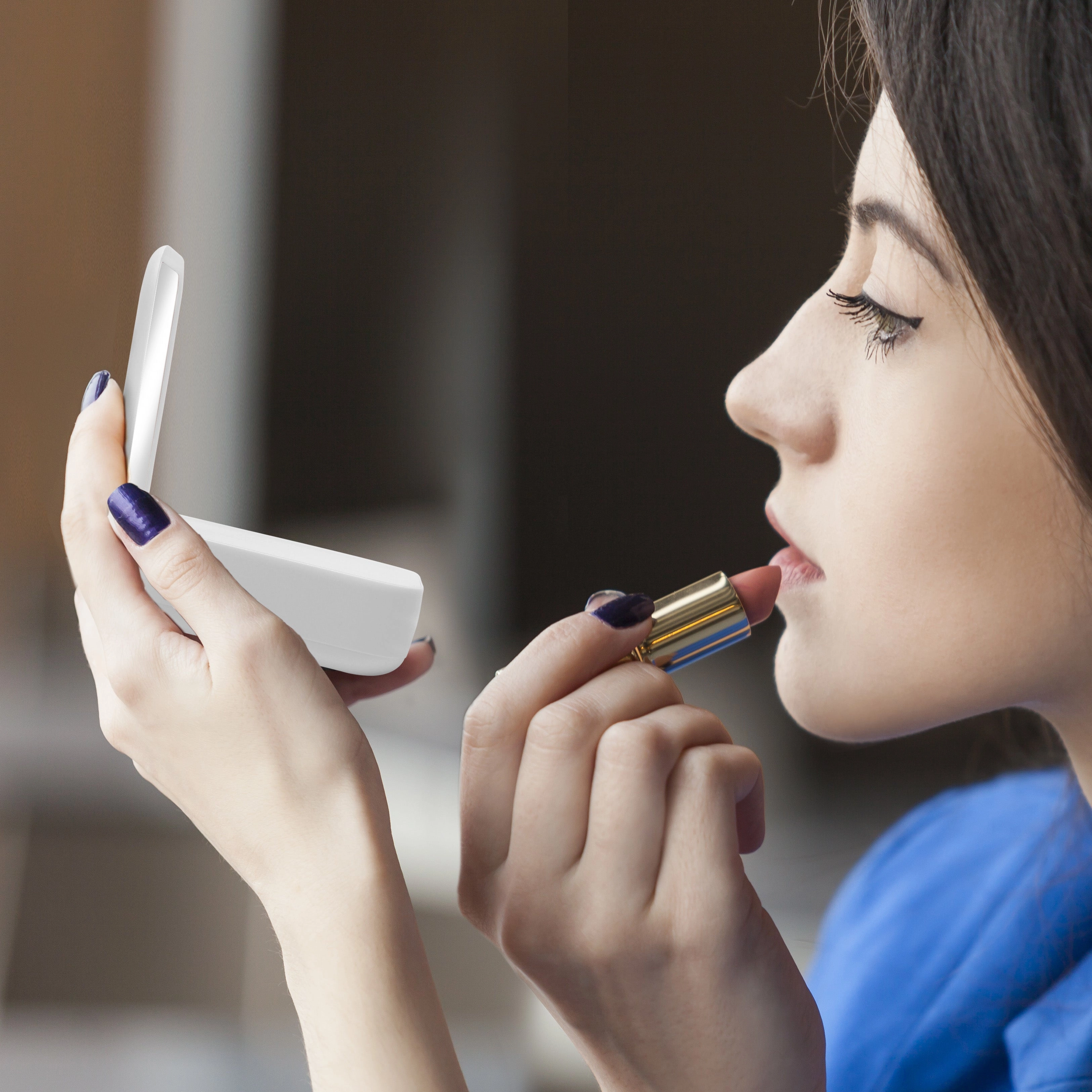 Aduro PowerUp Glow Portable Power Bank and Compact Mirror