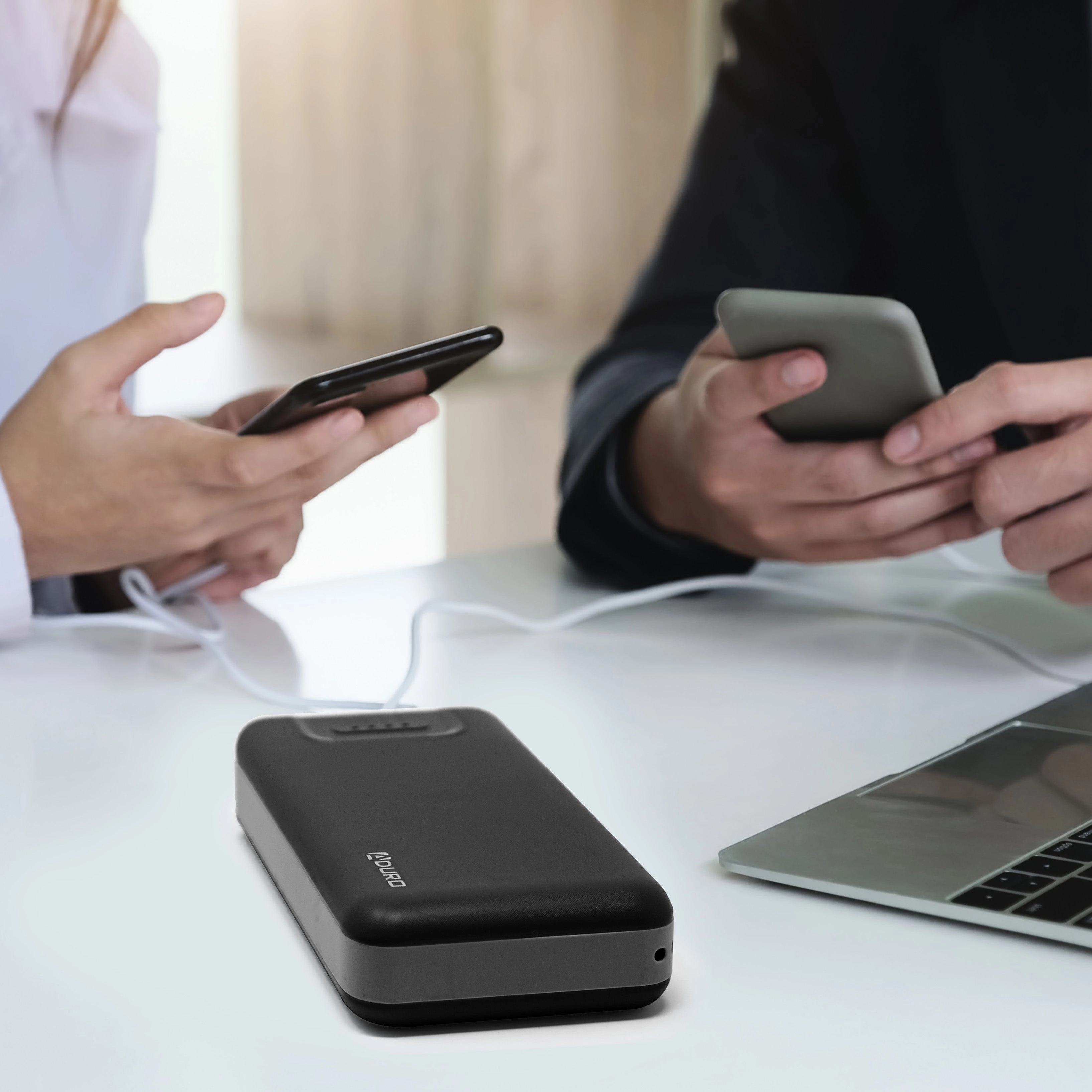 Aduro PowerUp Trio 30,000 mAh SmartCharge Dual USB Backup Battery