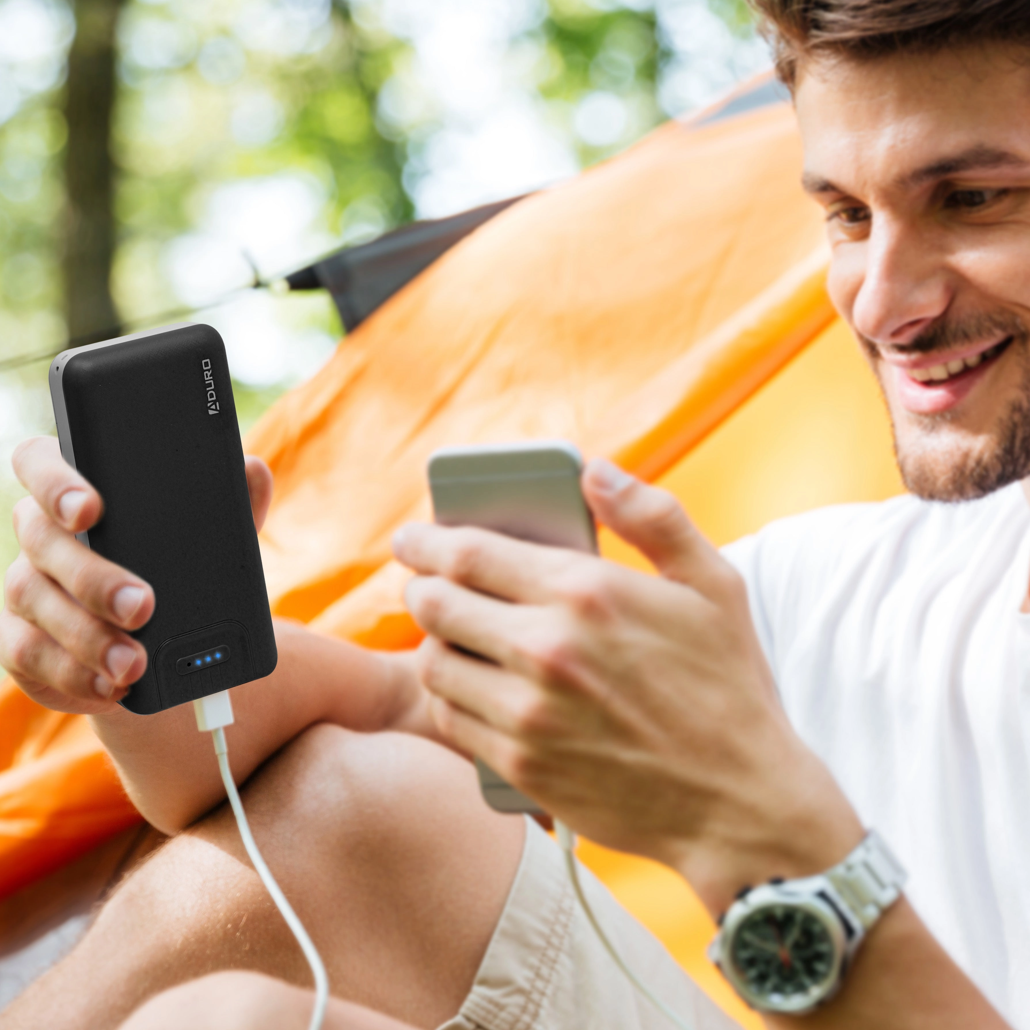 Aduro PowerUp Trio 30,000 mAh SmartCharge Dual USB Backup Battery