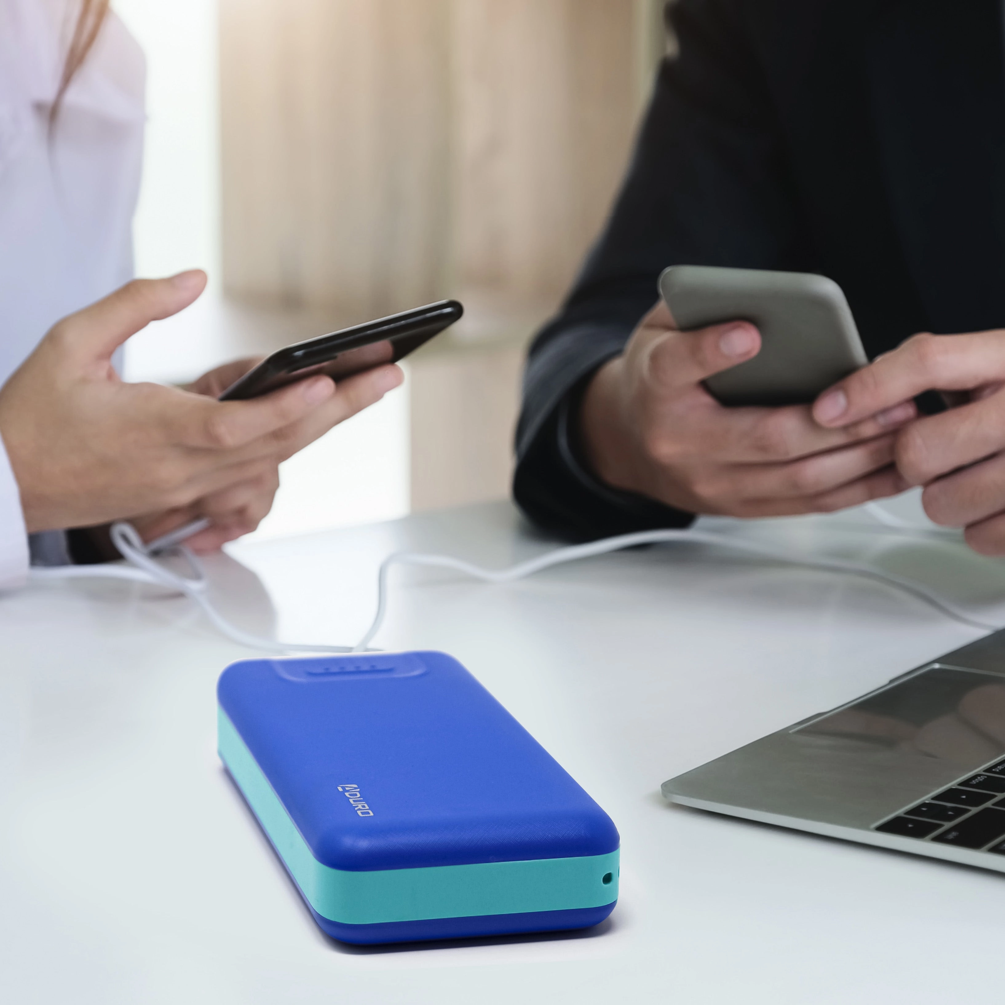 Aduro PowerUp Trio 30,000 mAh SmartCharge Dual USB Backup Battery