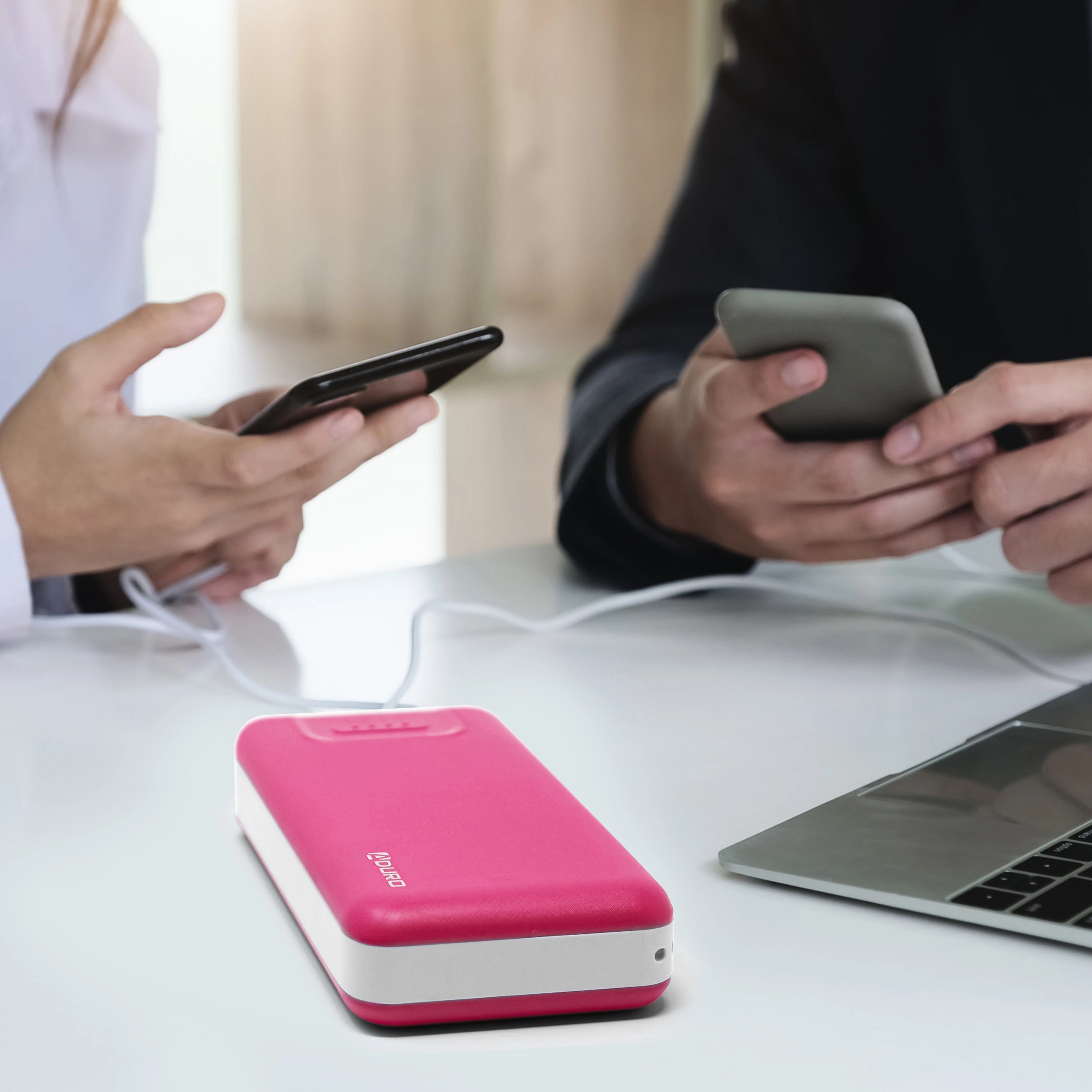 Aduro PowerUp Trio 30,000 mAh SmartCharge Dual USB Backup Battery