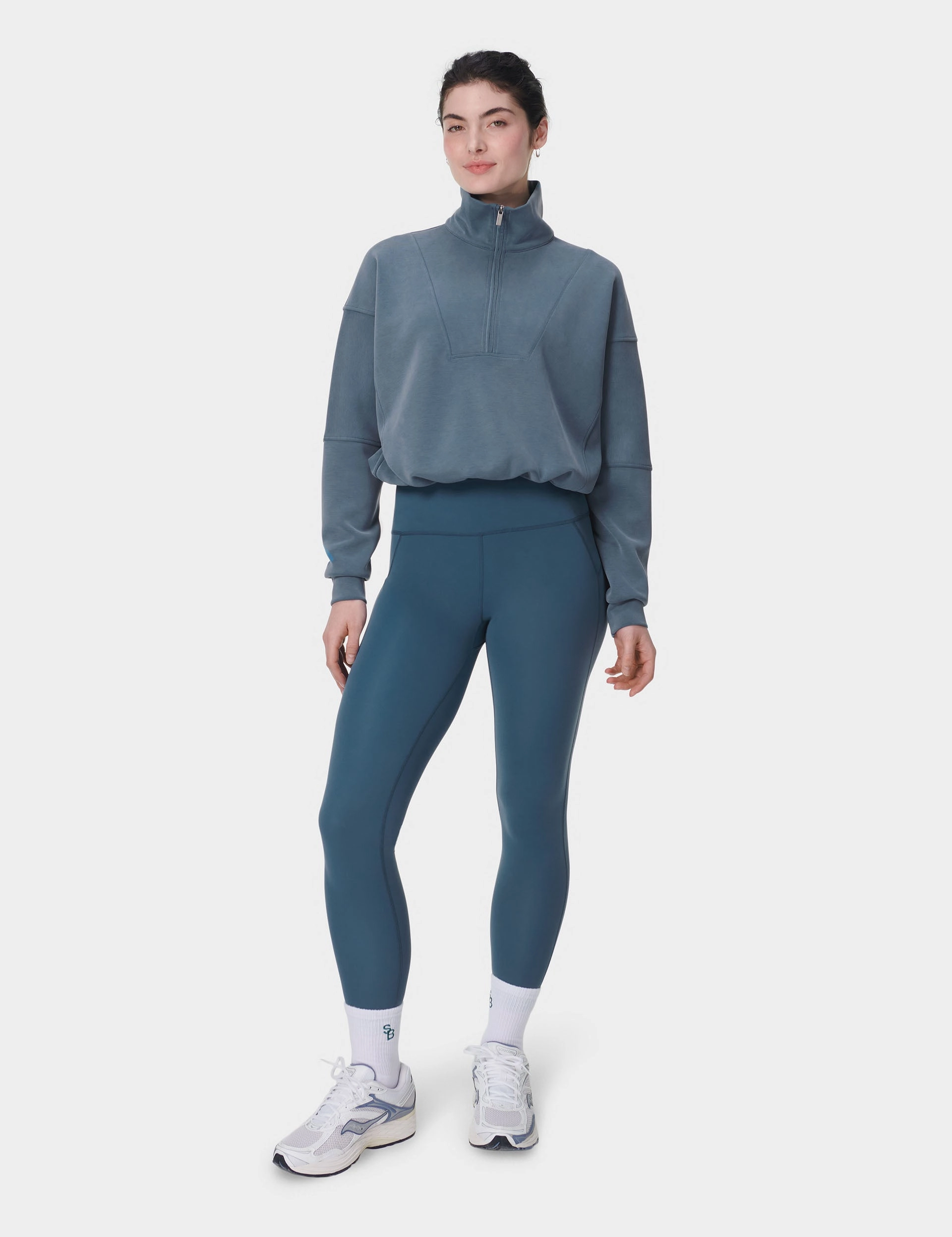 All Day 7/8 Leggings - Subdued Blue