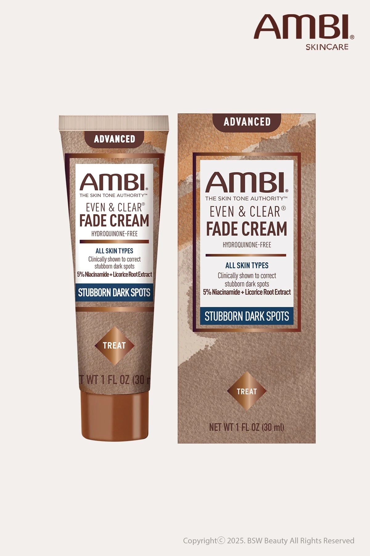 AMBI EVEN & CLEAR FADE CREAM 1oz