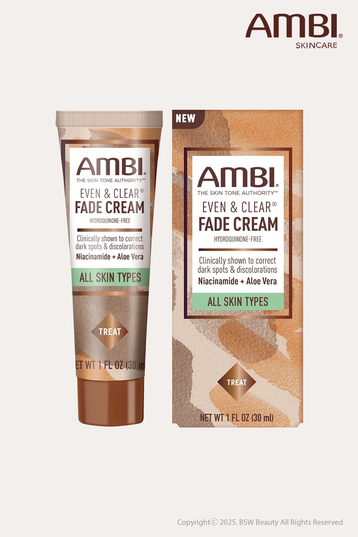 AMBI EVEN & CLEAR FADE CREAM 1oz
