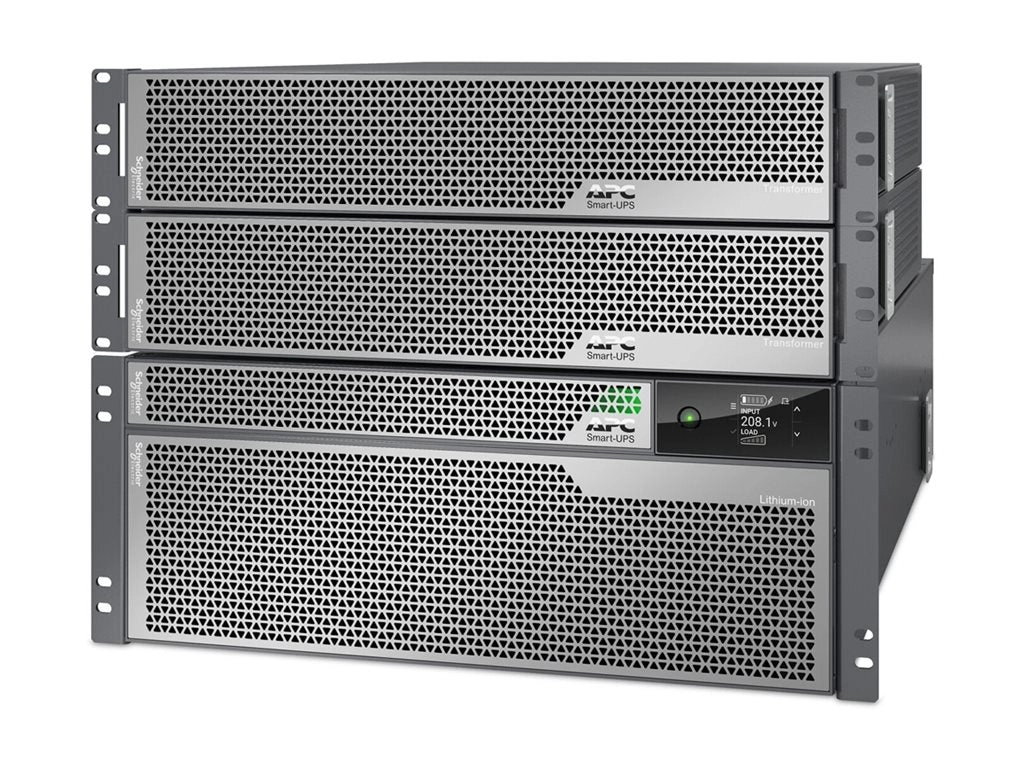 APC Smart-UPS Ultra - UPS (rack-mountable) - li-ion - AC 208 V - 10000 Watt - 10000 VA - USB - output connectors: 28 - 8U - silver SRTL10KRM4UT-5KTF2