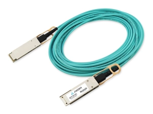 Axiom - 400GBase-AOC direct attach cable - QSFP-DD to QSFP-DD - 1.5 m - fiber optic - Active Optical Cable (AOC) QDD-400-AOC1.5M-AX
