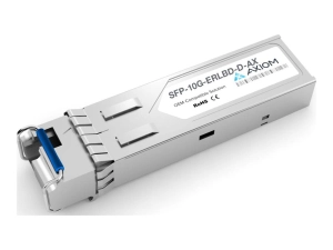 Axiom - SFP  transceiver module (equivalent to: Arista SFP-10G-ERLBD-D) - 10GbE - 10GBase-BX30-D - LC single-mode - up to 18.6 SFP-10G-ERLBD-D-AX