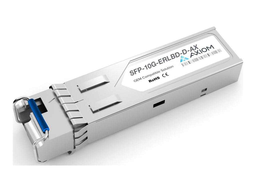 Axiom - SFP  transceiver module (equivalent to: Arista SFP-10G-ERLBD-D) - 10GbE - 10GBase-BX30-D - LC single-mode - up to 18.6 SFP-10G-ERLBD-D-AX