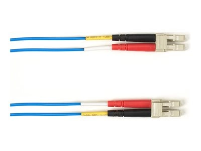 Black Box - Patch cable - LC multi-mode (M) to LC multi-mode (M) - 20.1 m - fiber optic - duplex - 50 / 125 micron - OM4 - halogen-free FOLZHM4-LCLC-BL-66