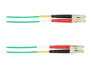 Black Box - Patch cable - LC multi-mode (M) to LC multi-mode (M) - 8 m - fiber optic - duplex - green FOLZHM4-008M-LCLC-GN