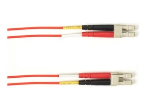 Black Box - Patch cable - TAA Compliant - LC multi-mode (M) to LC multi-mode (M) - 1.52 m - fiber optic - 50 / 125 micron - OM4 FOCMRM4-LCLC-RD-5