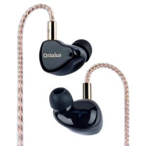 Black Oriolus Earphone Denmark Sonion BA Driver  10mm Custom Dynamic