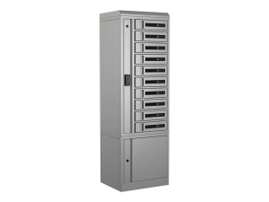 Bretford TechGuard Connect TCLAUS560EF11 - Cabinet unit (charge only) - for 10 notebooks/tablets/cellular phones - lockable -