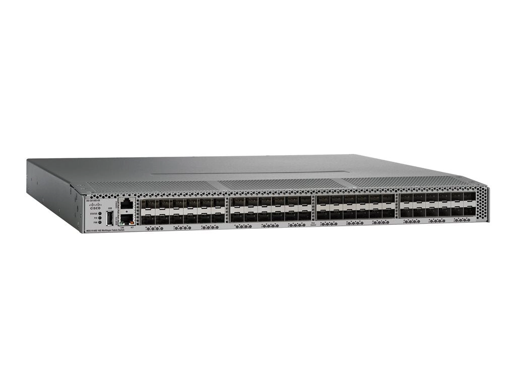 Cisco MDS 9148S - Switch - managed - 12 x 16Gb Fibre Channel - back to front airflow - rack-mountable DS-C9148S-K9=