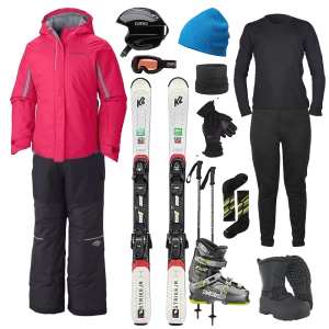 Columbia The Works Package w/ Bibs - Girl's Ski
