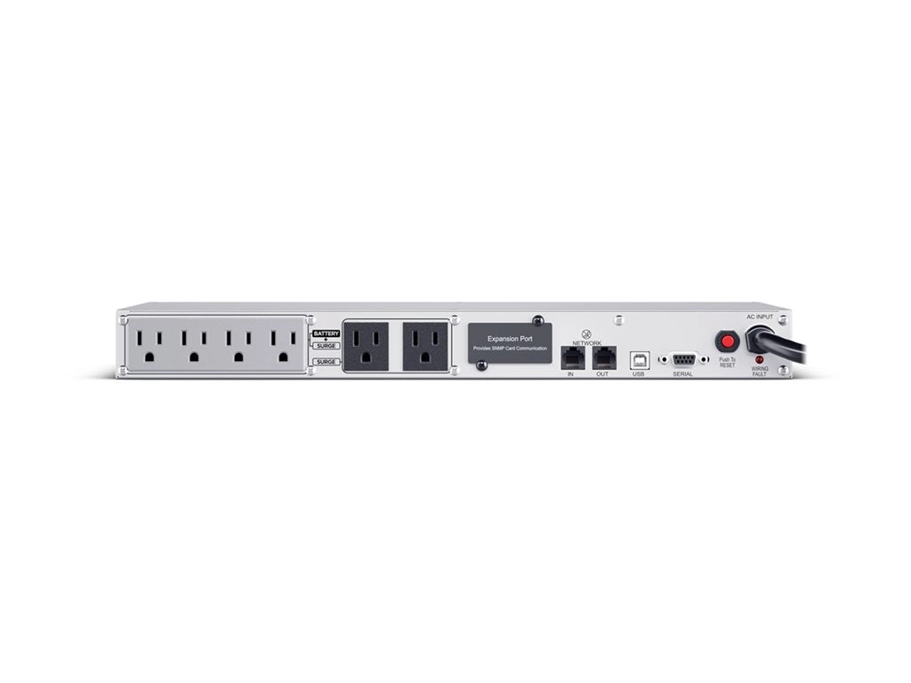CyberPower PFC Sinewave Series CP700PFCRM1U - UPS (rack-mountable) - AC 120 V - 400 Watt - 700 VA - 8 Ah - USB, serial - output