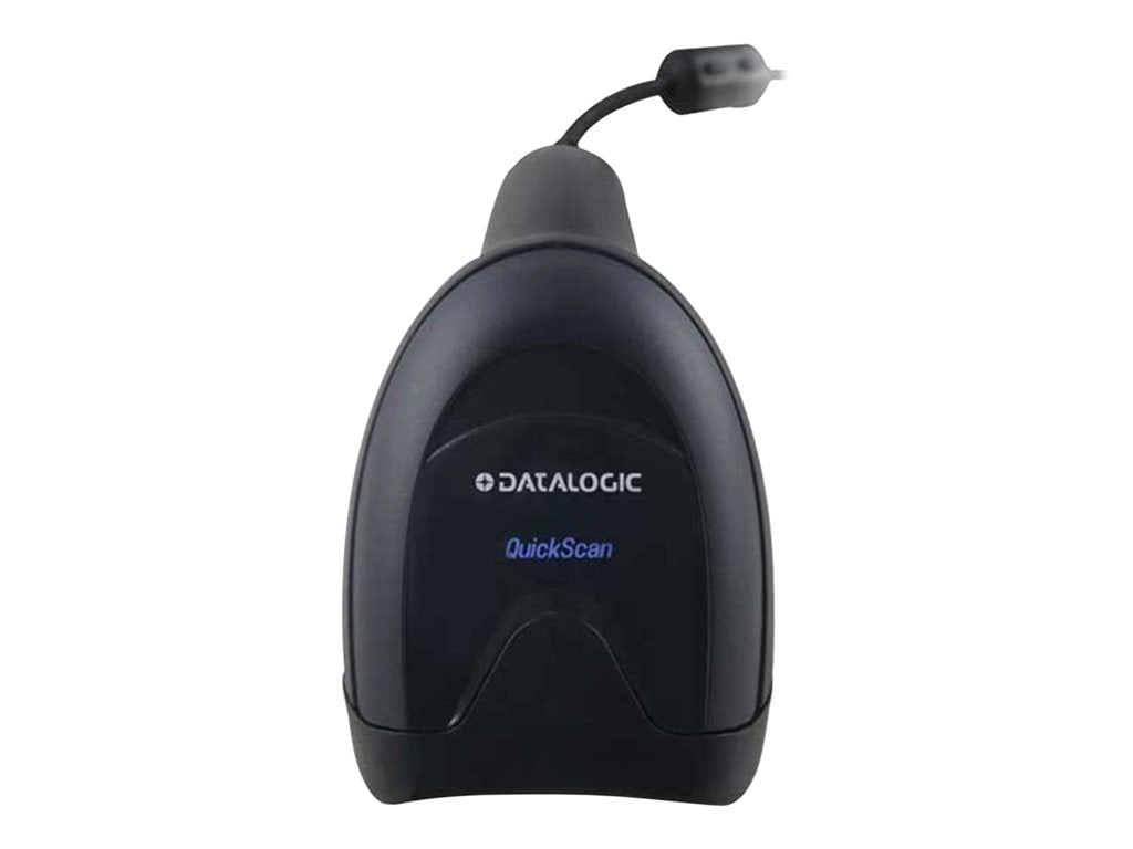 Datalogic QuickScan QD2590 - Kit - barcode scanner - handheld - 2D imager - 60 frames / sec - decoded - keyboard wedge, RS-232, QD2590-BKK1