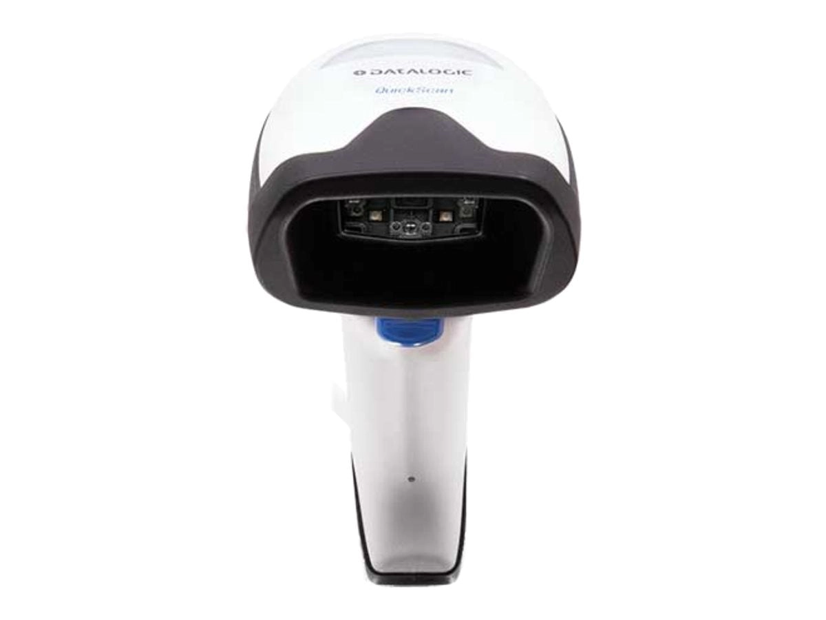 Datalogic QuickScan QD2590 - Kit - barcode scanner - handheld - 2D imager - 60 frames / sec - decoded - keyboard wedge, RS-232, QD2590-WHK1