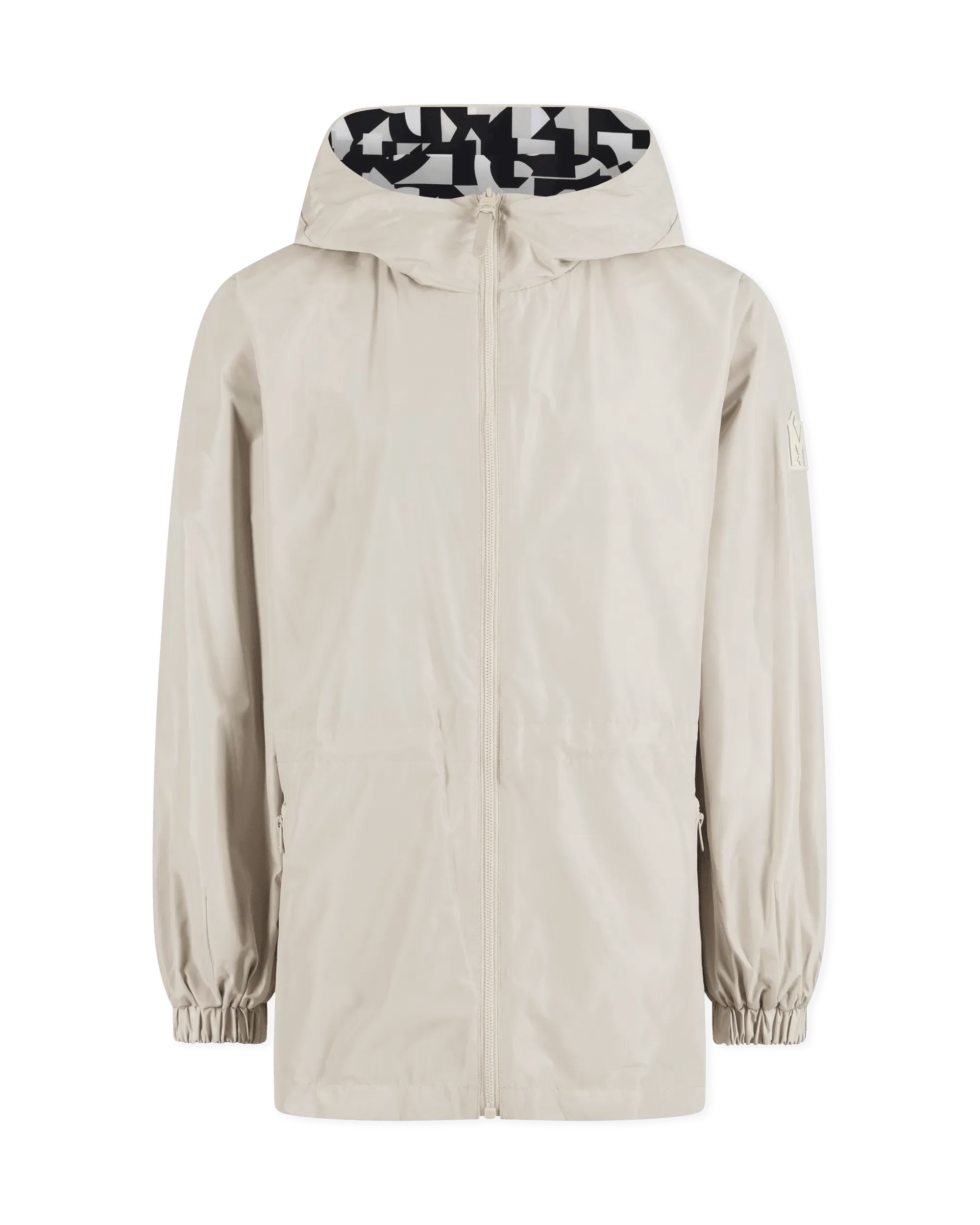 Delia Abstract Print Reversible Jacket