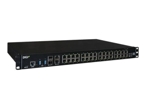 Digi Connect EZ - Device server - dual power, CMG4 - with 1-year Digi LifeCycle Assurance - 32 ports - RS-232 - rack-mountable EZ32-A200