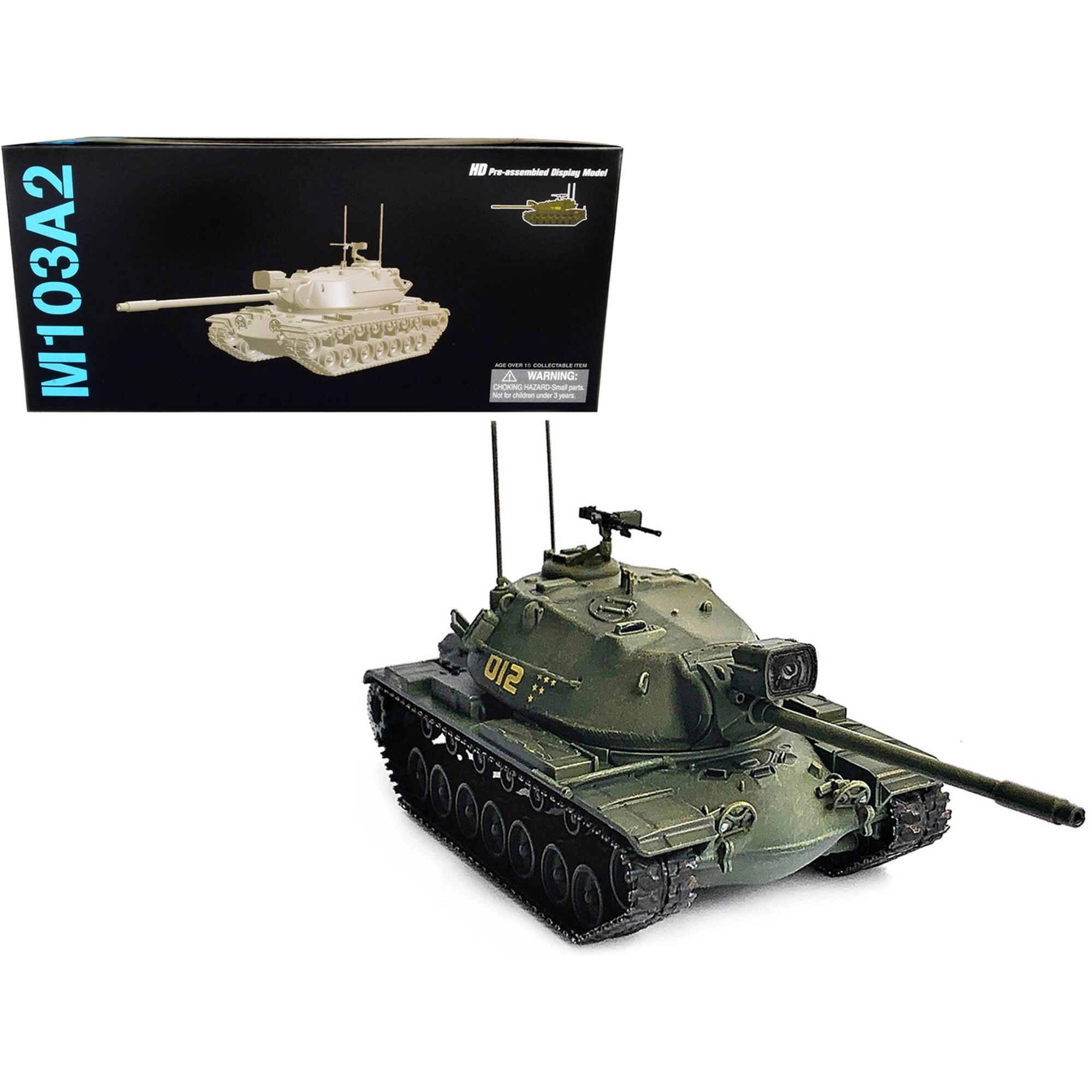 Dragon Models 1/72 Plastic Heavy Tank - NEO Dragon Armor US M103A2 D12 Olive Drab