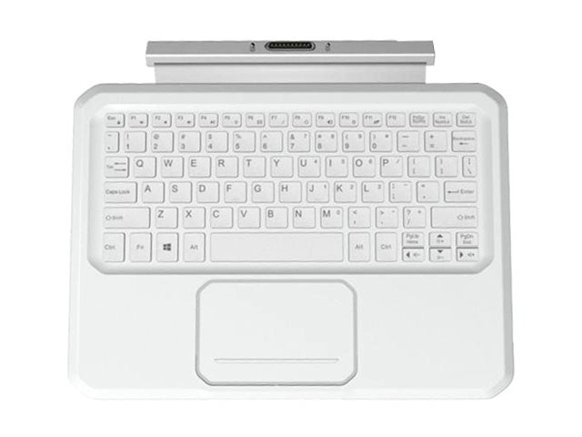 DT Research - Keyboard - detachable, slim - with touchpad - backlit - magnetic dock - QWERTY ACC-KB302-M