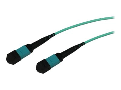 ENET - Crossover cable - MTP/MPO multi-mode (F) to MTP/MPO multi-mode (F) - 16 m - fiber optic - OM4 - aqua MTPF2XO-OM4-16M-ENC