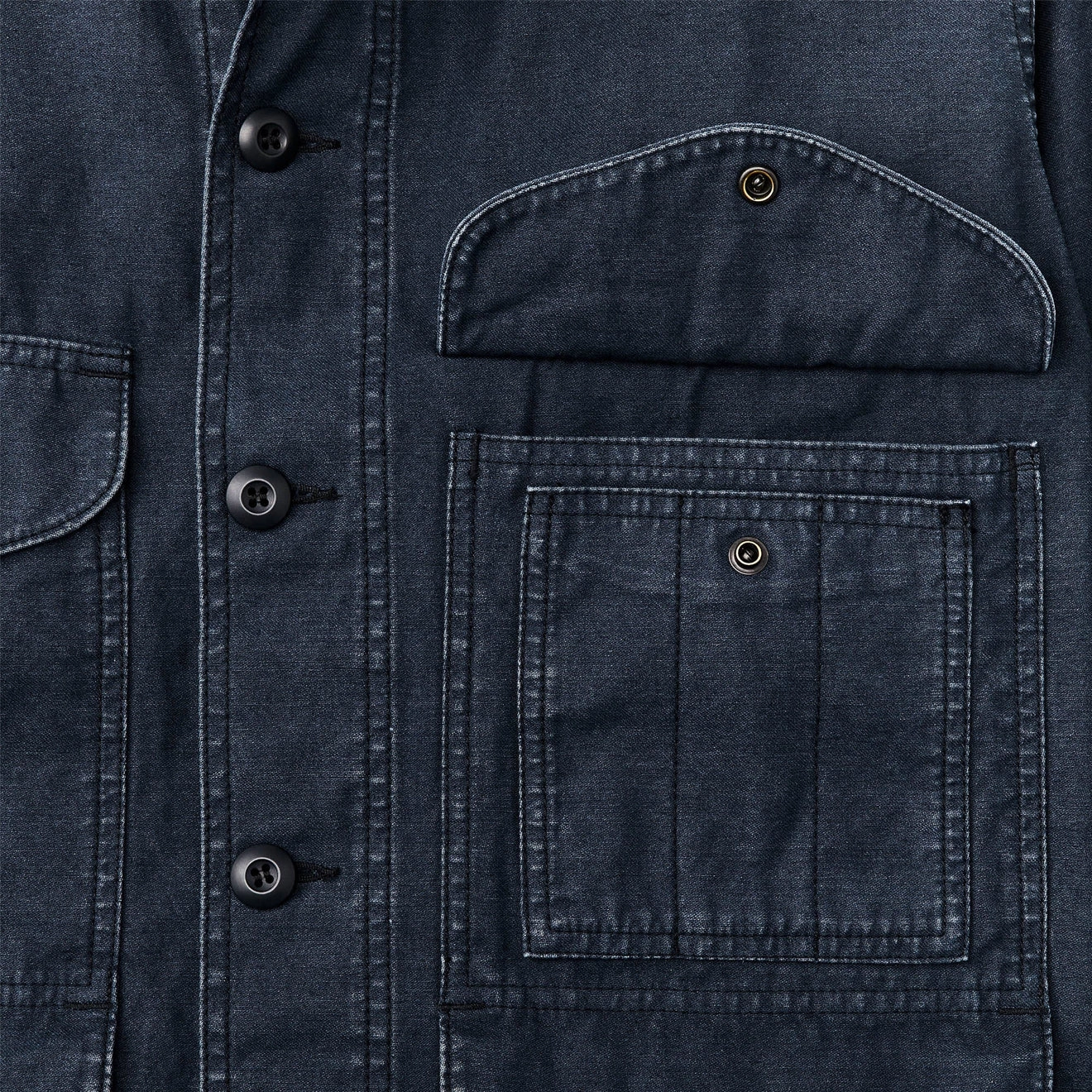 Filson Field Cruiser Reverse Sateen Blue Mussel