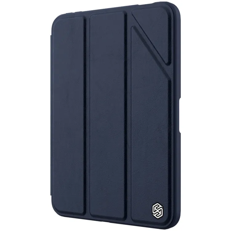 For iPad Mini NILLKIN Horizontal Flip Tablet Case with Holder  Pen Slot  Sleep / Wake-up