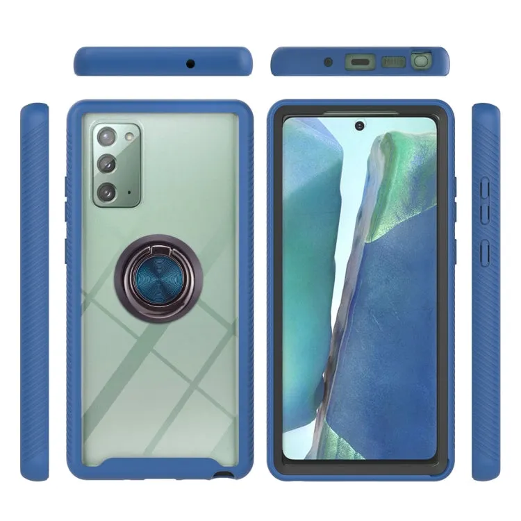 For Samsung Galaxy Note 20 Starry Sky Solid Color Series Shockproof PC   TPU Protective Case with