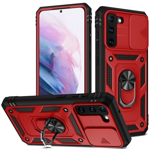 For Samsung Galaxy S21  5G Sliding Camera Cover Design TPU   PC Protective Case with 360 Degree