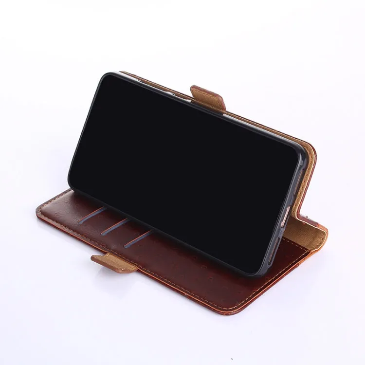 For Samsung Galaxy S22 5G Ostrich Texture Horizontal Flip Leather Case with Holder  Card Slots