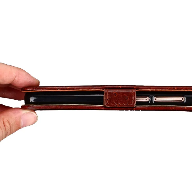 For Samsung Galaxy S22 5G Ostrich Texture Horizontal Flip Leather Case with Holder  Card Slots