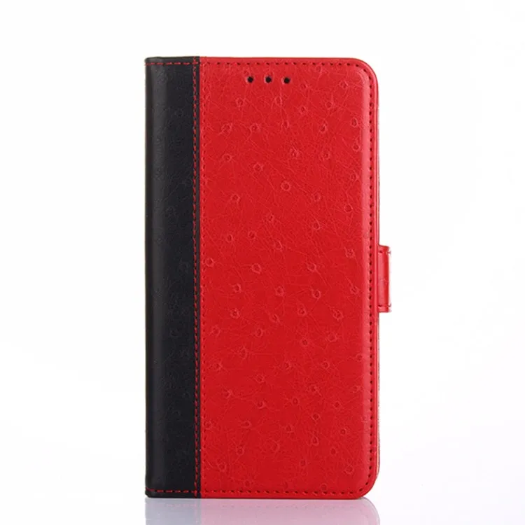 For Samsung Galaxy S22 5G Ostrich Texture Horizontal Flip Leather Case with Holder  Card Slots