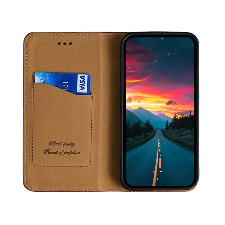 For Xiaomi Mi 11 Grid Texture Magnetic PU   TPU Horizontal Flip Leather Case with Holder  Card