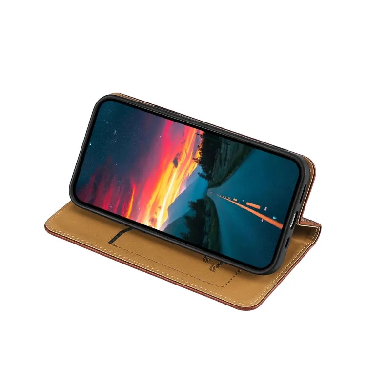 For Xiaomi Mi 11 Grid Texture Magnetic PU   TPU Horizontal Flip Leather Case with Holder  Card
