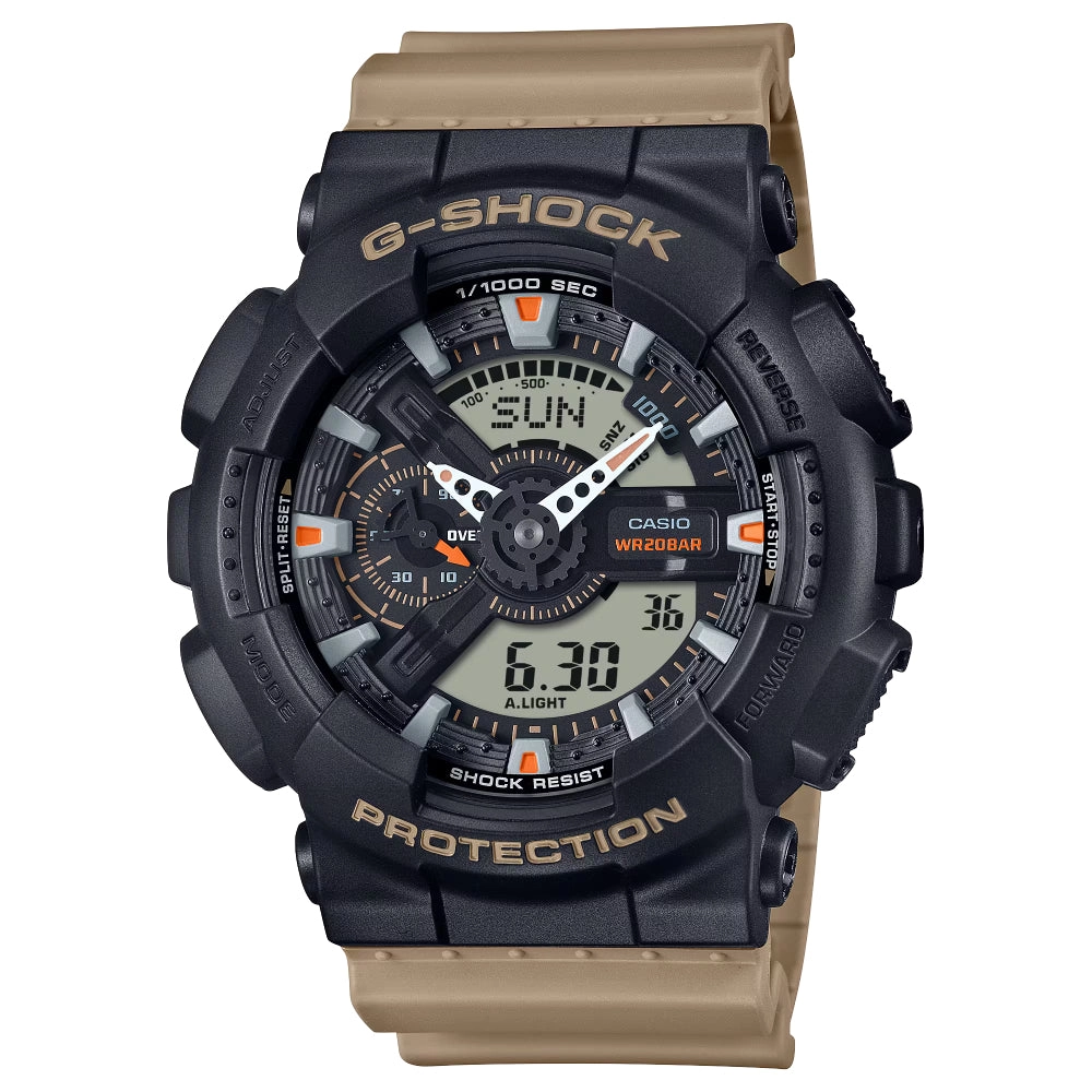 G-Shock Analog/Digital 110 Series, Beige