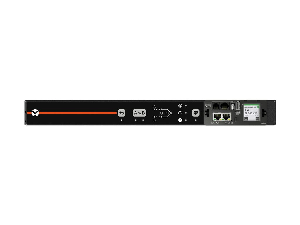 Geist Rack Transfer Switch Monitored Unit Level - Power distribution unit (rack-mountable) - AC 120 V - 1.9 kW - Ethernet 10/100/1000, VA4N21A0