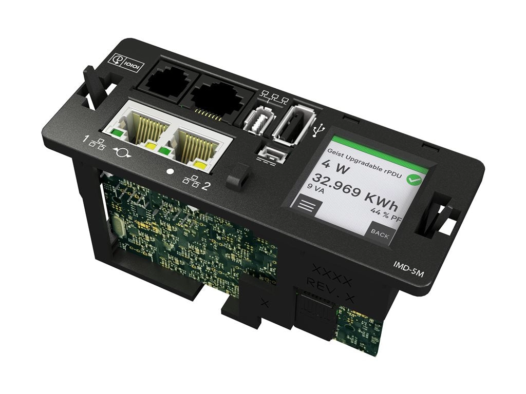 Geist Rack Transfer Switch Monitored Unit Level - Power distribution unit (rack-mountable) - AC 230 V - 2.3 kW - Ethernet 10/100/1000, VA4U11A0