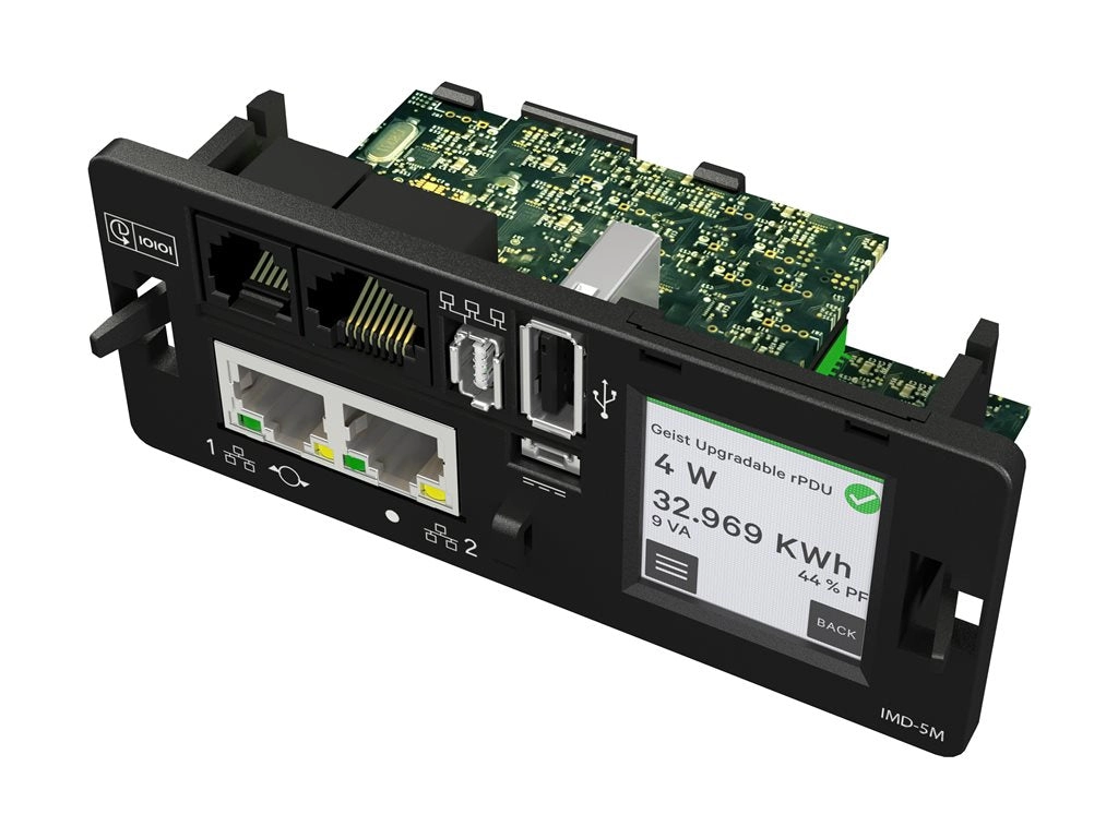 Geist Rack Transfer Switch Monitored Unit Level - Power distribution unit (rack-mountable) - AC 230 V - 2.3 kW - Ethernet 10/100/1000, VA4U11A0