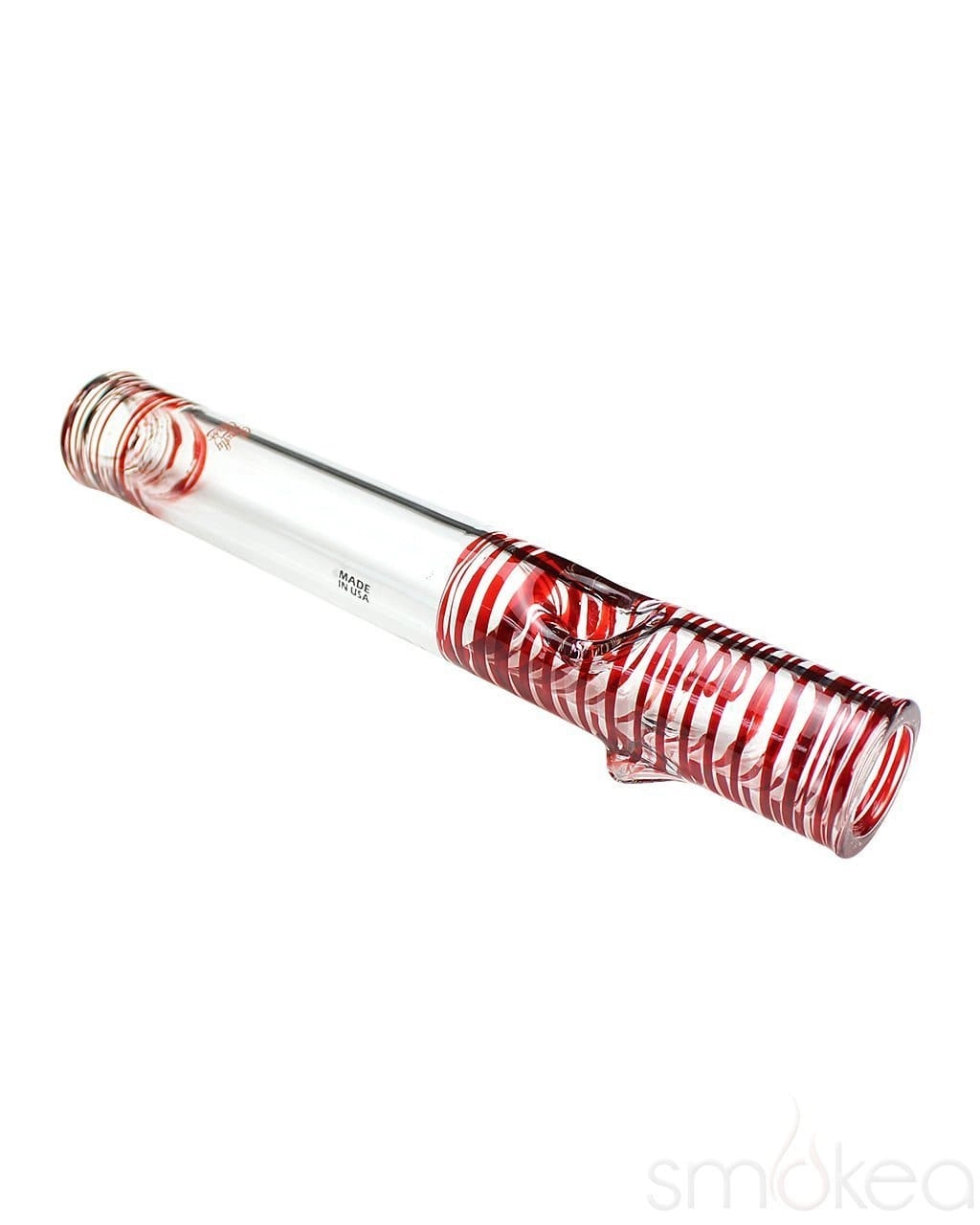 Glowfly Glass Clear Steamroller Pipe